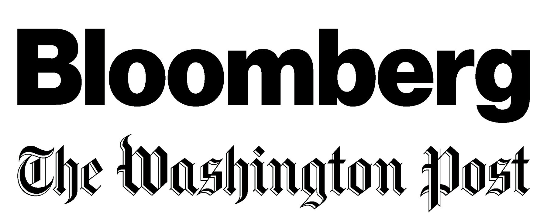 Bloomberg and Washington Post logos. 