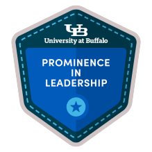 Prominence in Leadership badge. 