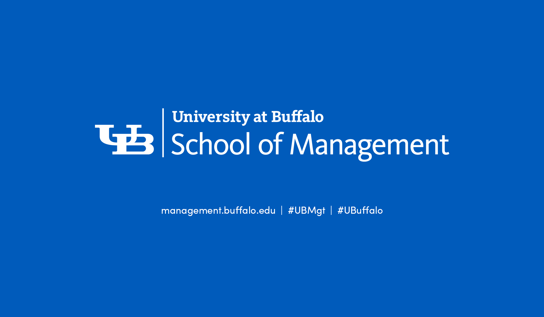 Zoom image: School of Management video closing screen