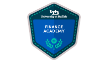 Finance Academy Micro-Credential Badge. 